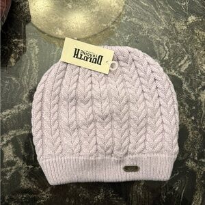 Duluth Trading Lavender Cable Knit Beanie